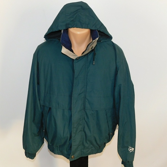 Vintage Other - Dunlop 3-Season hooded full zip jacket. M